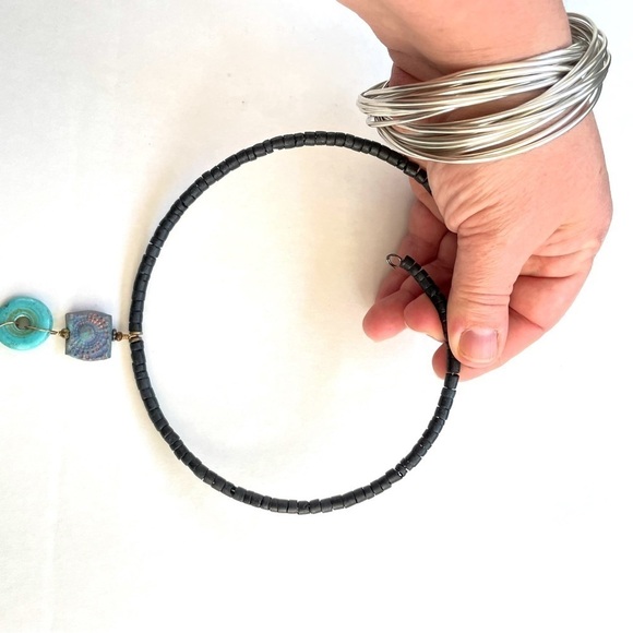 Vintage Handcrafted 1990’s Beaded Choker - Picture 3 of 4